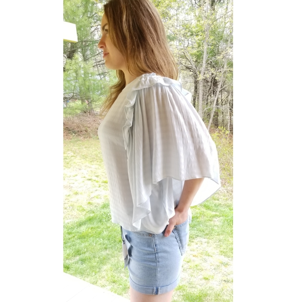 1.State Ruffles Bell Sleeves Top, S, NWT - Picture 9 of 13